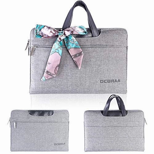 Dcbraa 13.3 Inch Laptop Bag,for MacBook Pro,Asus, Acer, Dell, HP, Lenovo,Canvas Briefcase,for Women