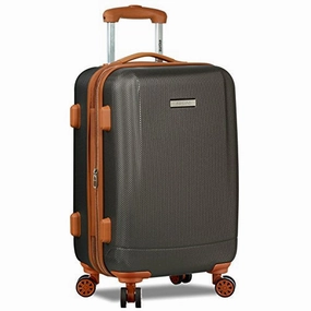 Dejuno Legion Hardside Spinner TSA Combination Lock Carry-on Suitcase-Charcoal