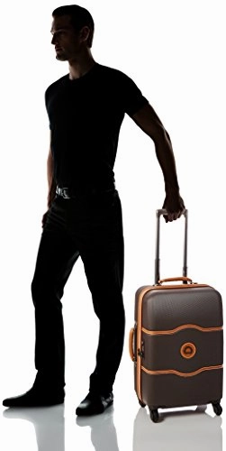 Delsey Luggage Chatelet 21 Inch Carry-On Spinner, Brown, One Size