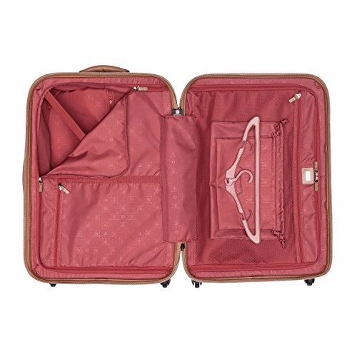 Delsey Luggage Chatelet 21 Inch Carry-On Spinner (One size, Chocolate/Tan)