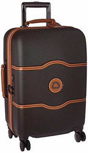 Delsey Luggage Chatelet Hard  21 Inch Carry On 4 Wheel Spinner