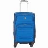 Delsey Luggage D-Lite Softside 21-Inch Carry-On Lightweight Expandable Spinner (Blue)