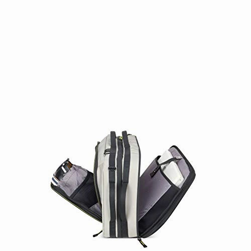 DELSEY Paris Daily's Two Compartment Laptop Messenger Shoulder Bag, Light Gray, 15.6 Inch Sleeve