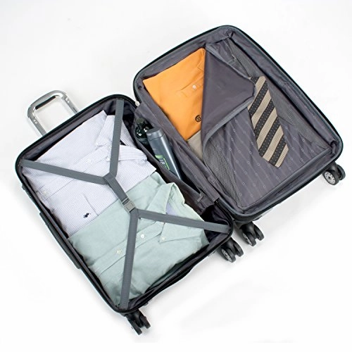 DELSEY Paris Delsey Luggage Helium Aero Carry On Expandable Spinner Trolley (Teal)