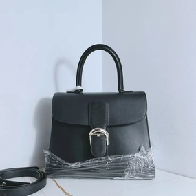 Delvaux Black Calfskin Handbag Crossbody