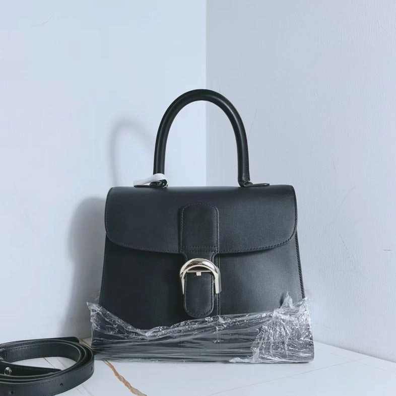 Delvaux Black Calfskin Handbag Crossbody