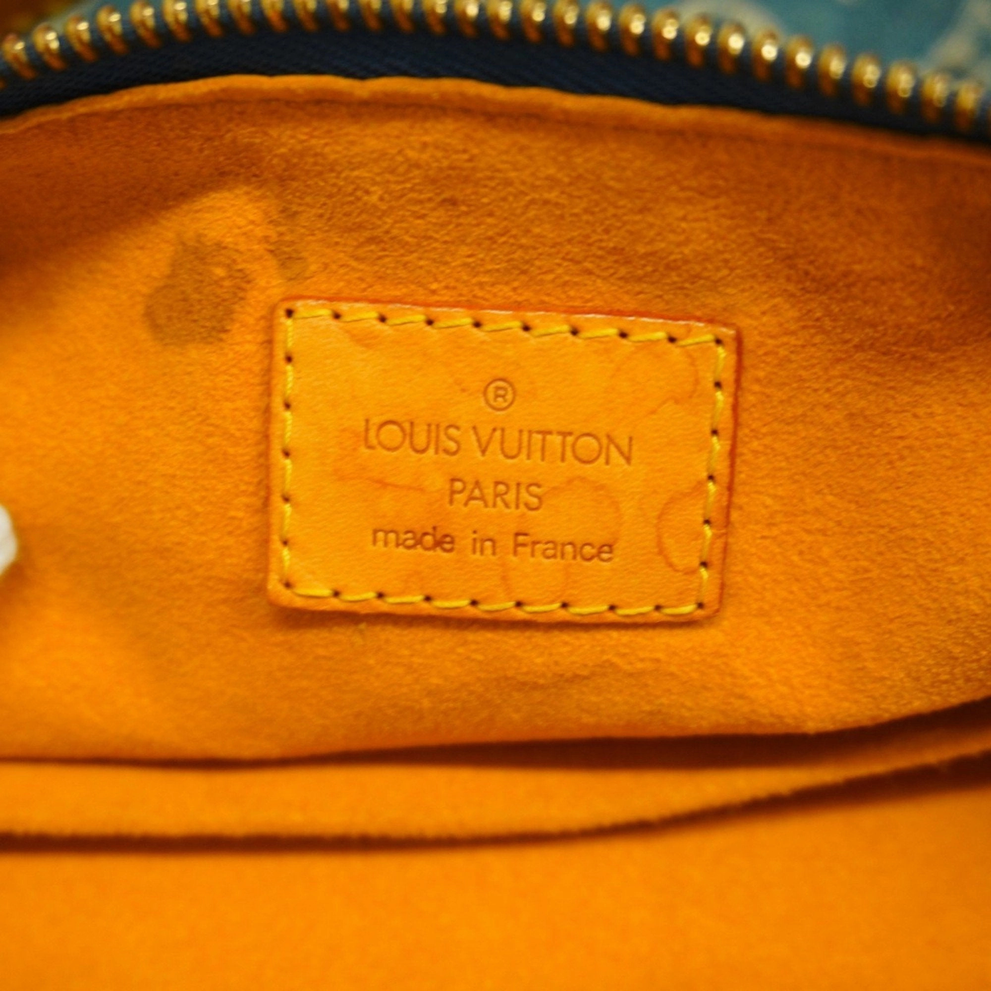 Denim Monogram Shoulder Bag