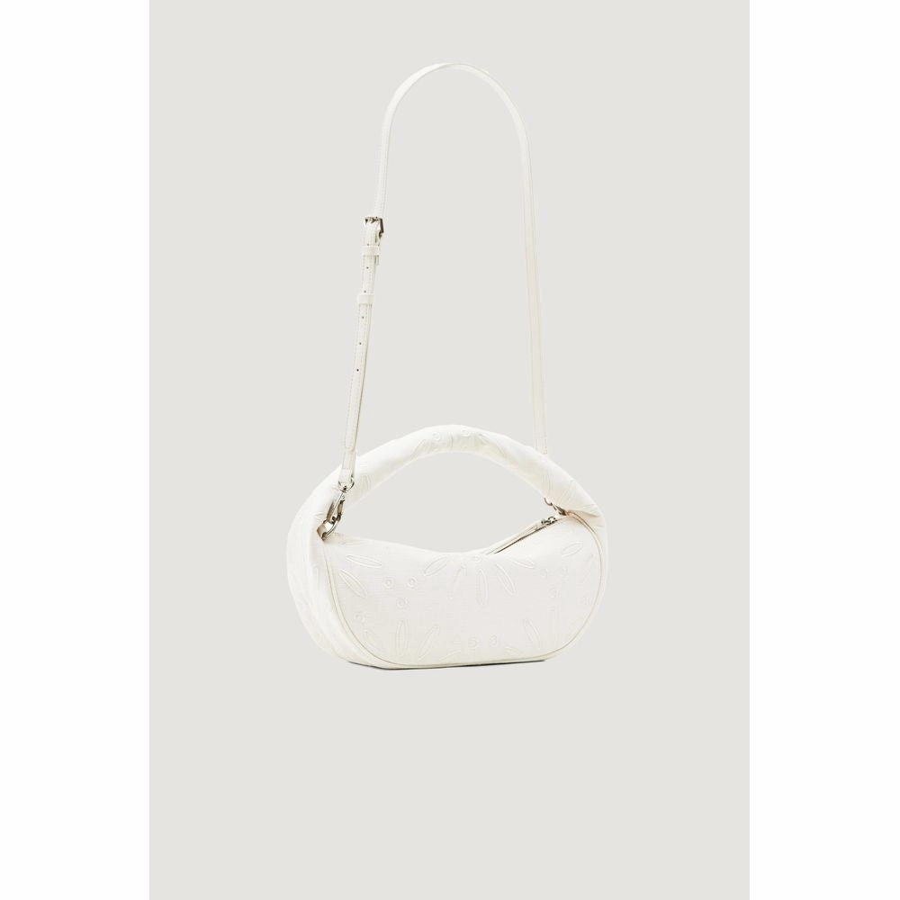 Desigual Cream Juta Handbag