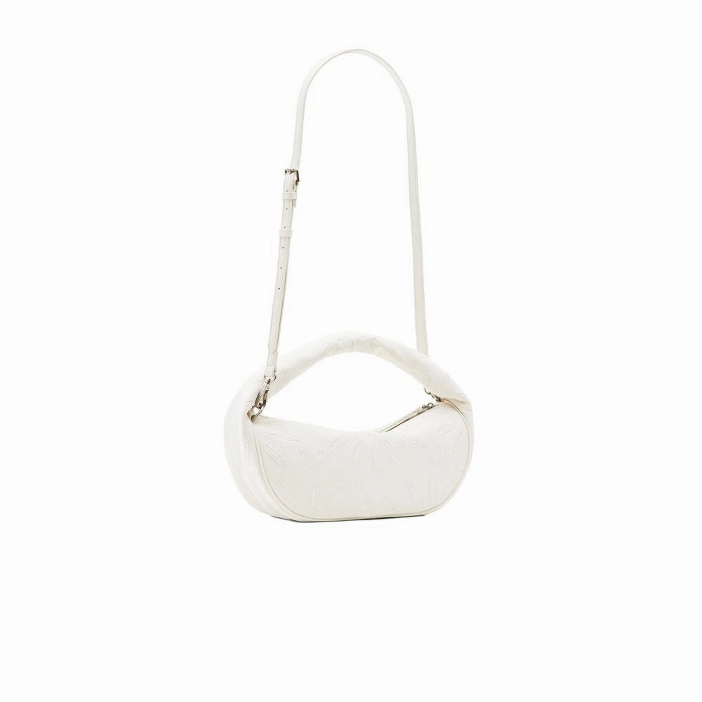Desigual Cream Juta Handbag