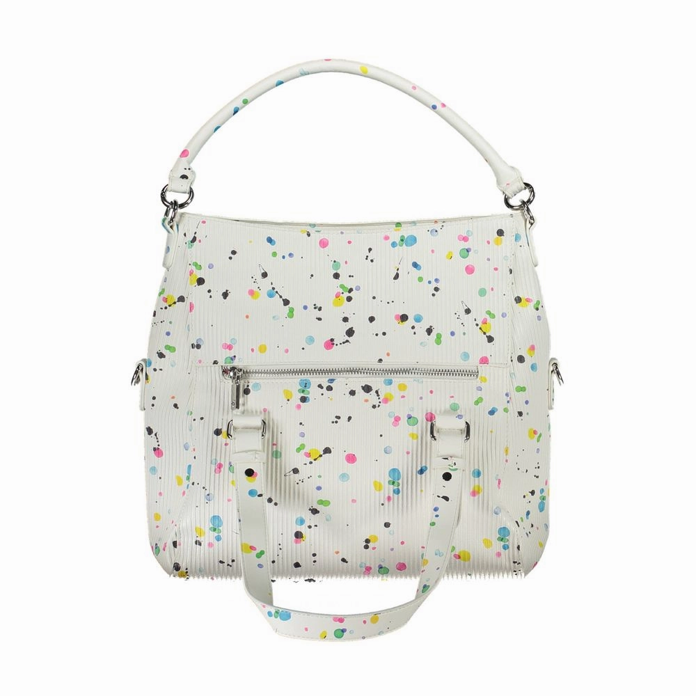 Desigual White Polyethylene Women Handbag