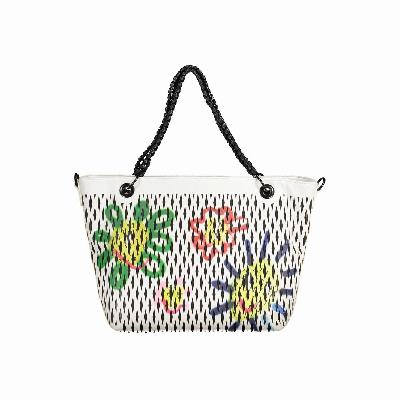 Desigual White Polyethylene Women Women's Handbag
