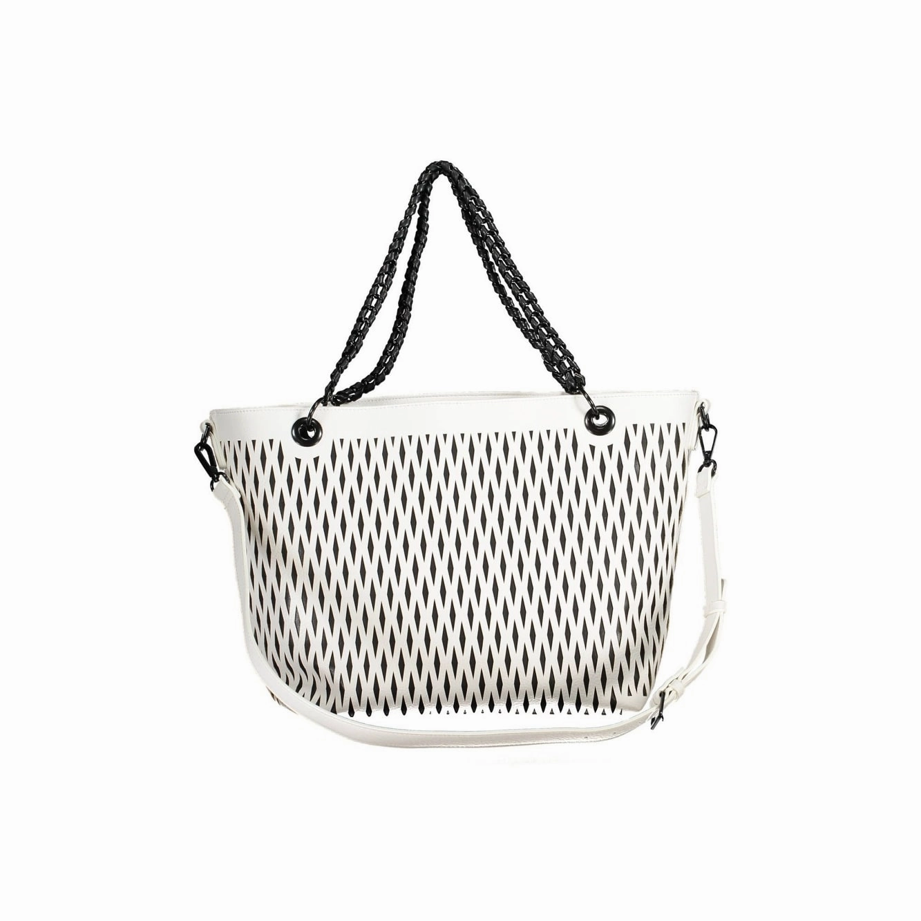 Desigual White Polyethylene Women Women's Handbag