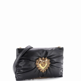 Devotion Soft Flap Shoulder Bag Leather Medium