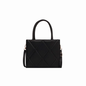 Diamond Grid Tote Large Capacity One-Shoulder Crossbody Bag