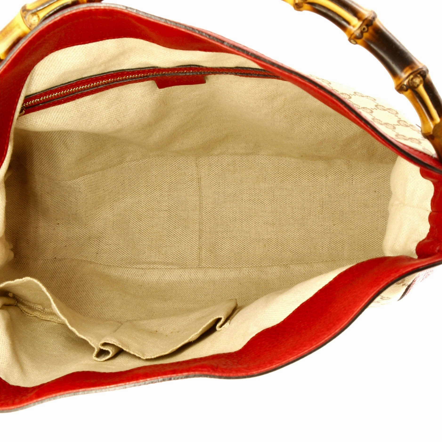 Diana Bamboo Shoulder Bag GG Canvas Medium
