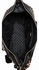 Diane Von Furstenberg Haircalf Sutra Metro Duffel Bag, Leopard