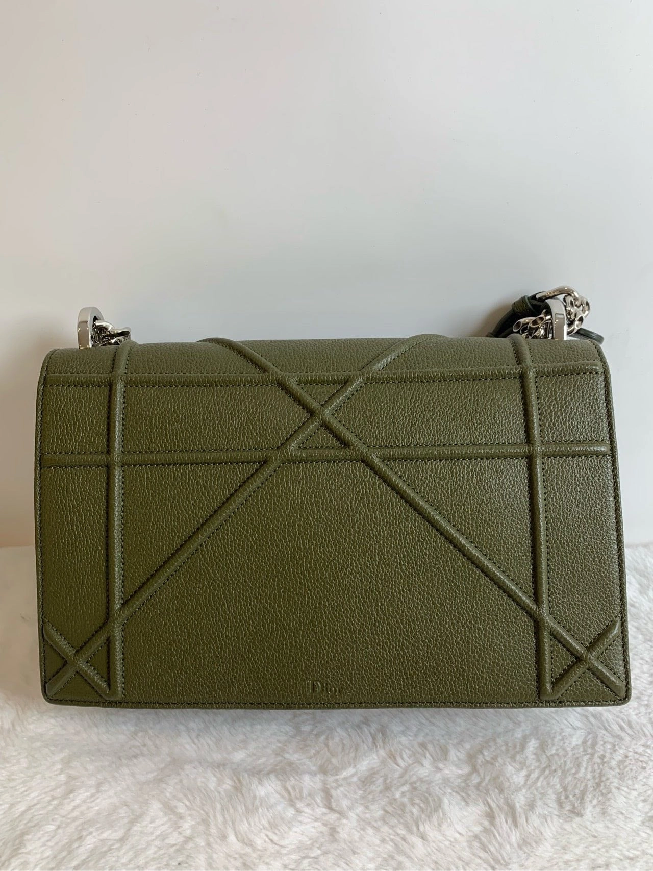Dior Diorama M Olive Green Crossbody Bag