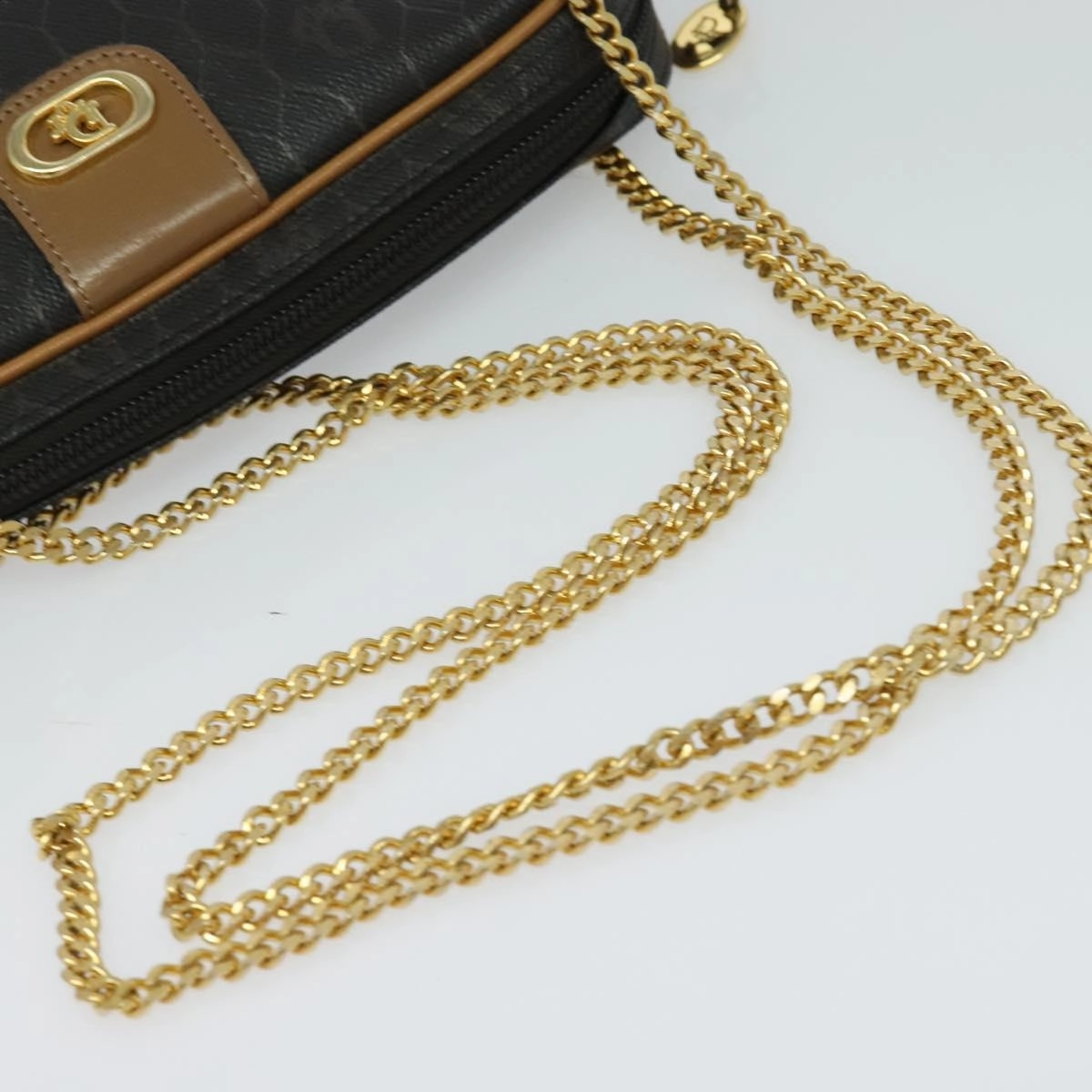 Dior Honeycomb Canvas Shoulder Bag (Pre-Owned)