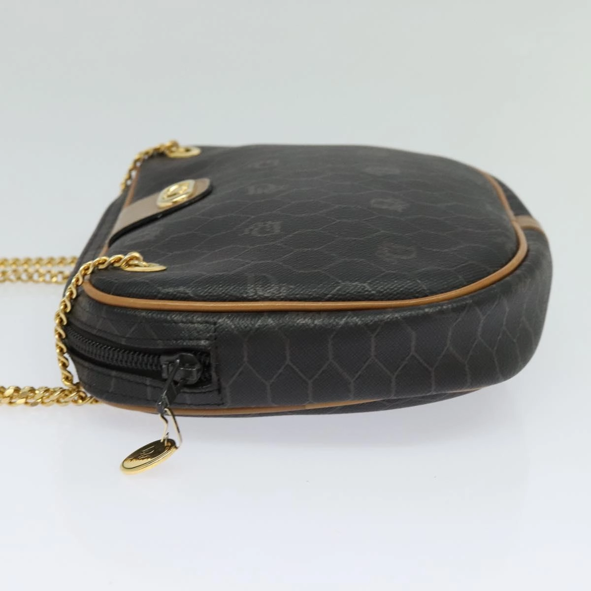 Dior Honeycomb Canvas Shoulder Bag (Pre-Owned)