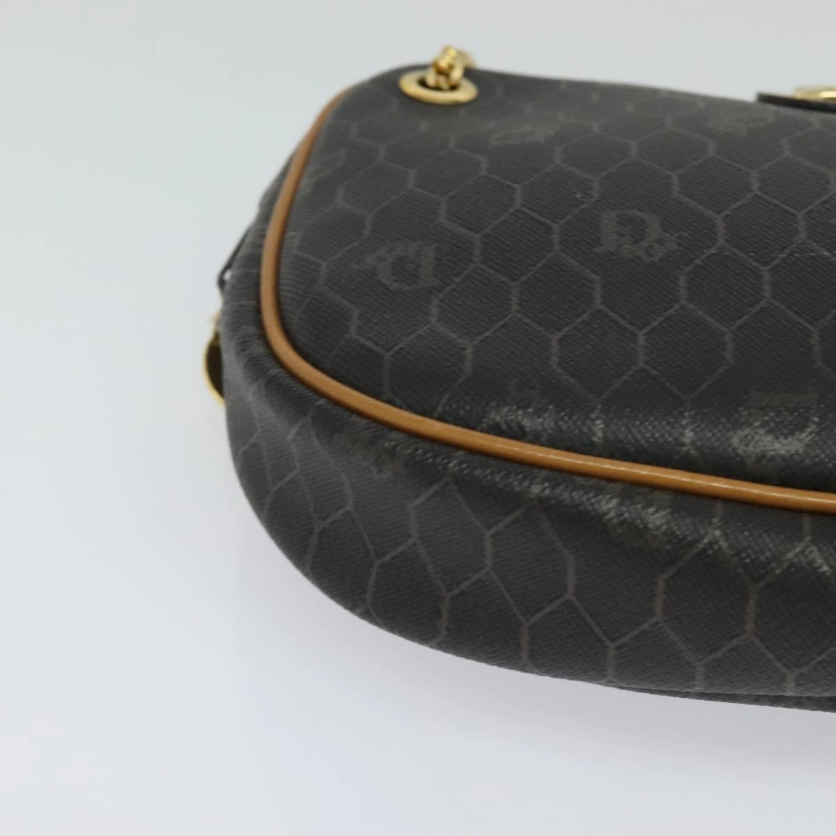 Dior Honeycomb Canvas Shoulder Bag (Pre-Owned)