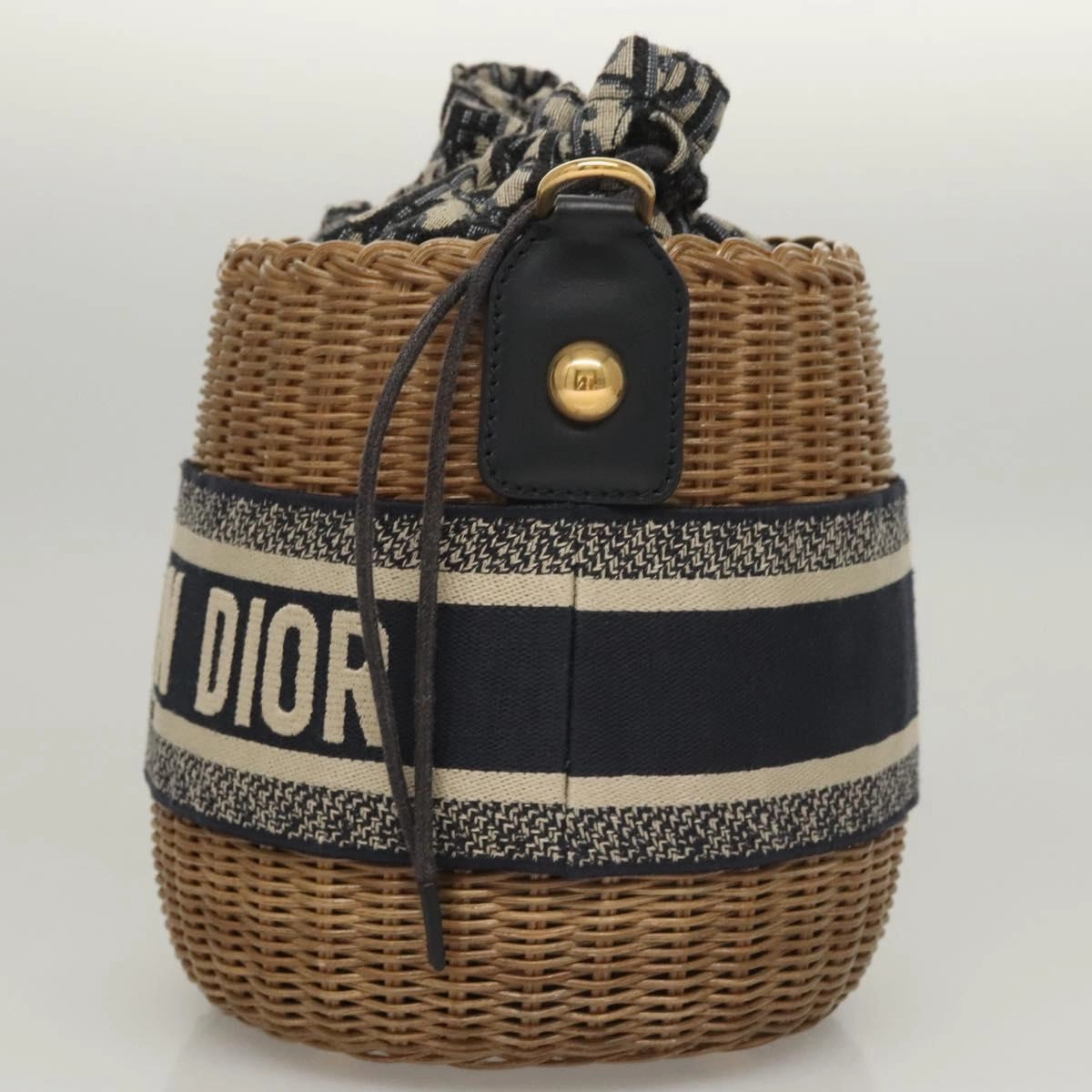 Dior Wicker Shoulder Bag (Pre-Owned)