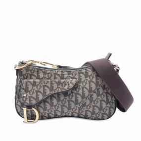 Diorissimo Trotter Canvas Double Saddle Crossbody