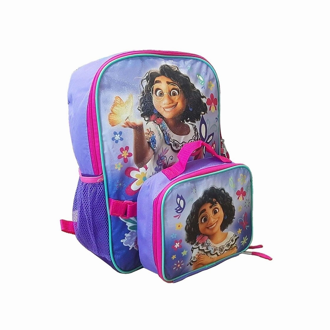 Disney Encanto Mirabel 16 Inch Kids Backpack with Lunch Kit