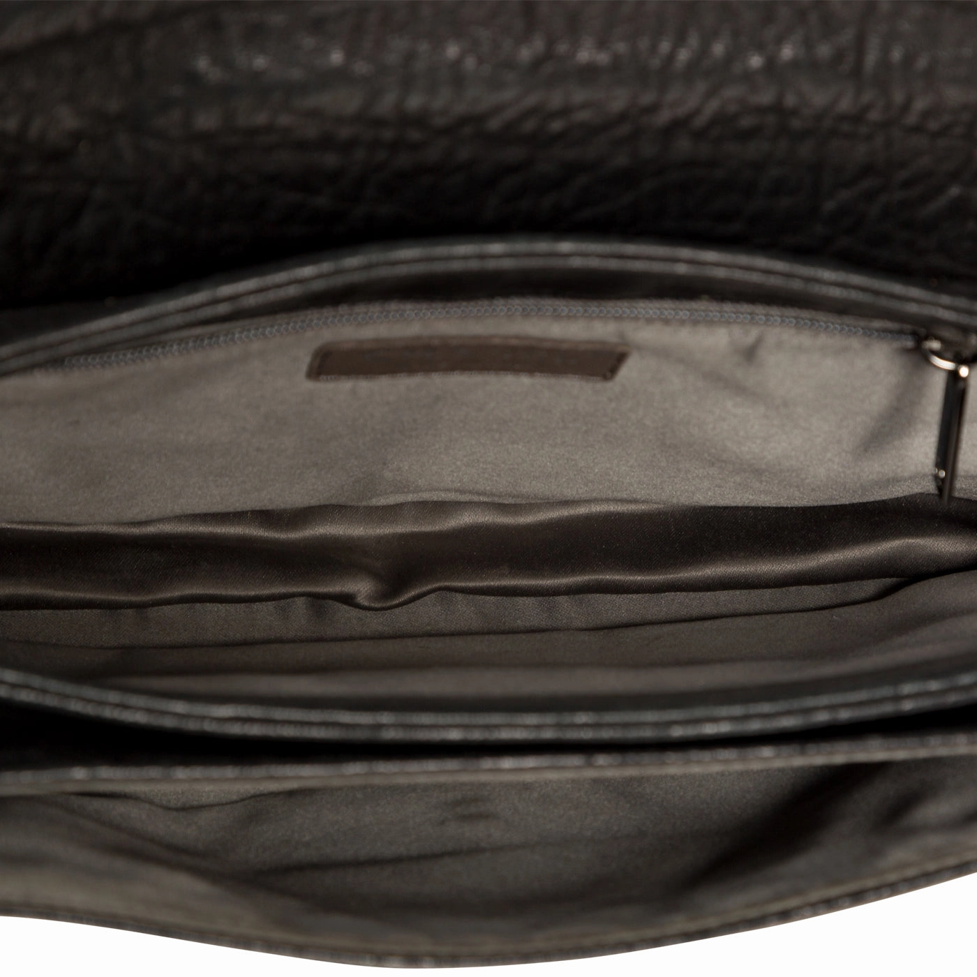 Distressed Calfskin Shoulder Bag