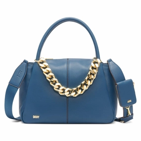 DKNY Sabina Top Handle Satchel Lt Midnight