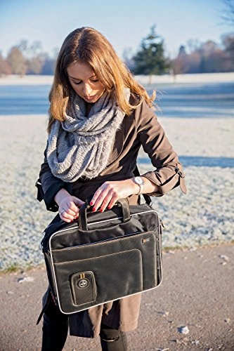 Duragadget "Travel" Professional Quality 15.6" Laptop Bag / Carry Case With Super Strong Padded