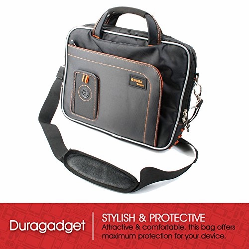 DURAGADGET Tough Laptop Shoulder Bag with Multiple Compartments for Apple 11" MacBook Air & Apple