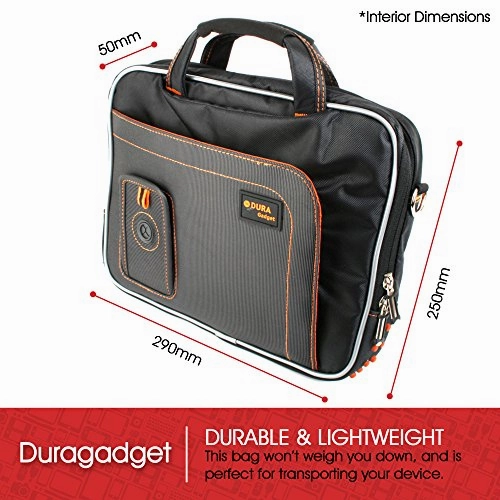 DURAGADGET Tough Laptop Shoulder Bag with Multiple Compartments for Apple 11" MacBook Air & Apple