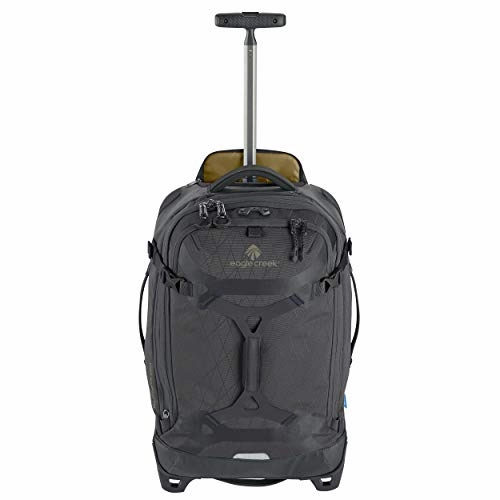 Eagle Creek Gear Warrior Carry-On Rolling Duffel Bag, Jet Black