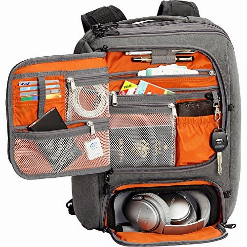 Ebags Professional Slim Junior Laptop Backpack (Heathered Graphite)