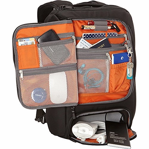 eBags Professional Slim Laptop Backpack for Travel, School & Business - Fits 17" Laptop - Anti-Theft - (Sage Green)