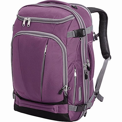 eBags TLS Mother Lode Weekender Convertible Carry-On Travel Backpack - Fits 19" Laptop - (Eggplant)