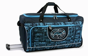 Ecko Unltd. 32 Inch Alpha Rolling Duffel, Navy/Light Blue, One Size