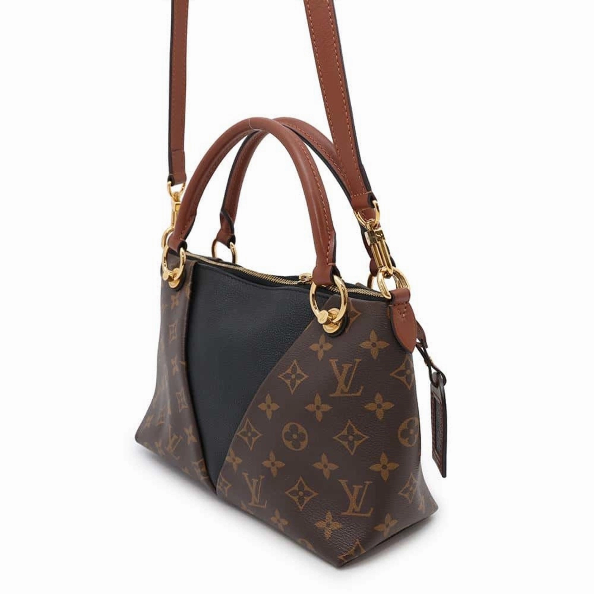Elegant Canvas Tote Bag with Dust Bag and Shoulder Strap