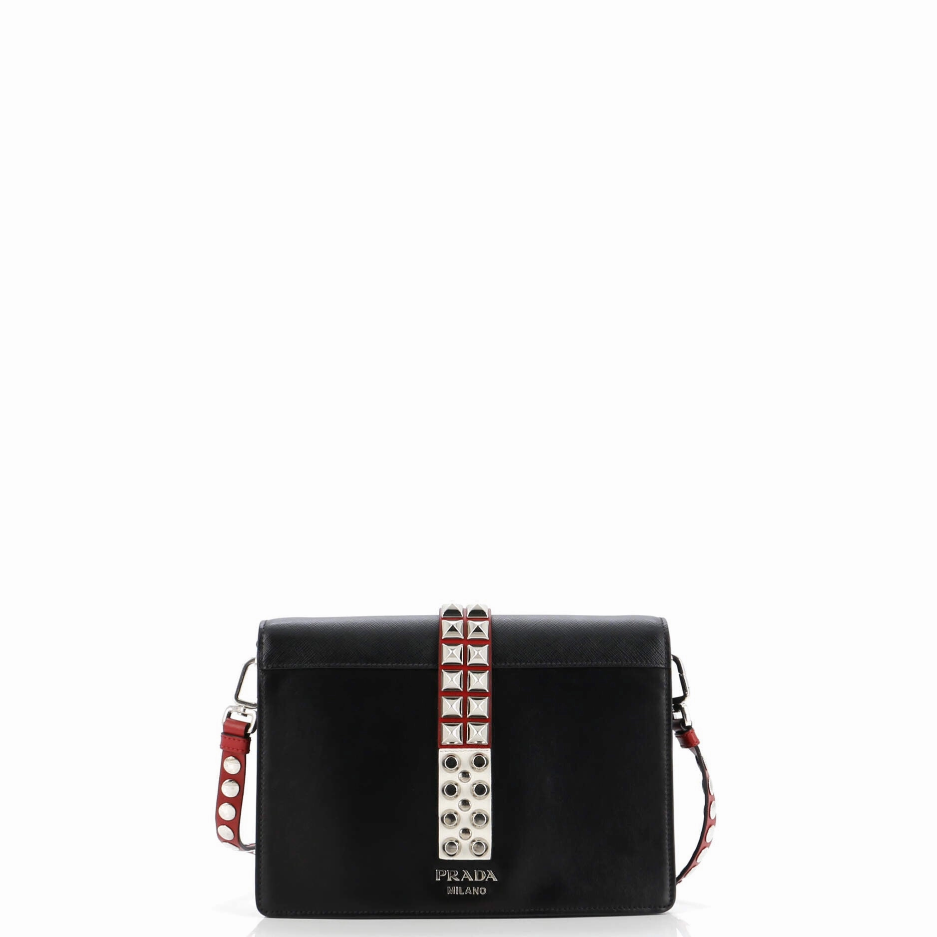 Elektra Shoulder Bag Studded Leather Small