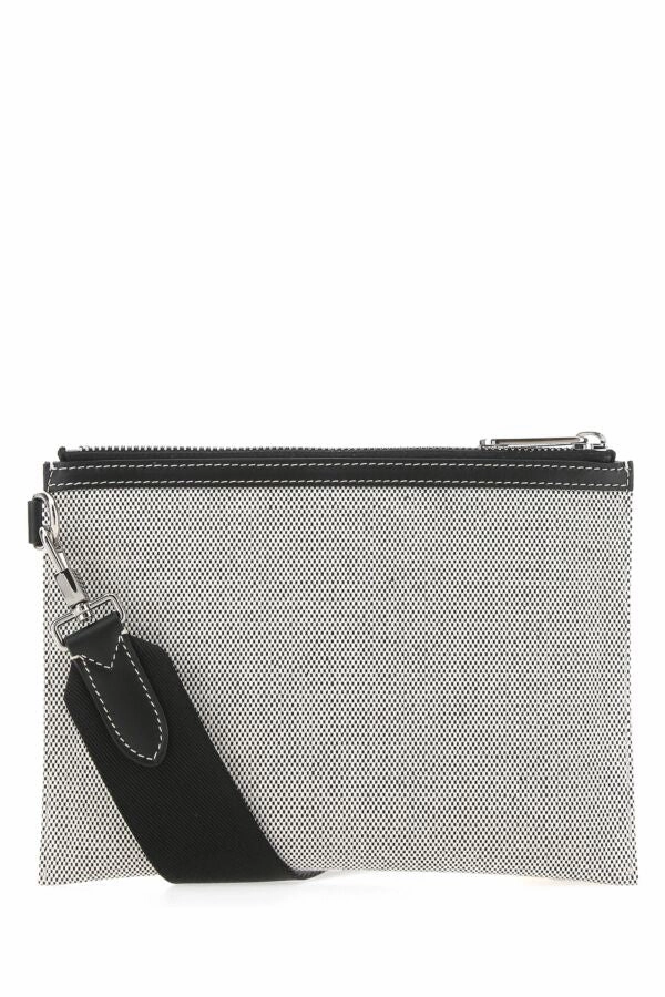 Embroidered Fabric Crossbody Bag