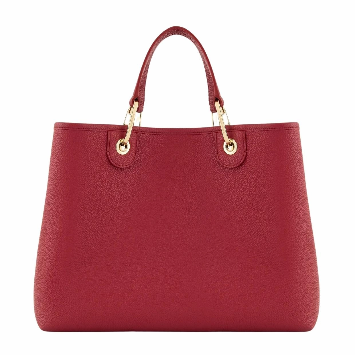 Emporio Armani Medium MyEA Bordeaux Tote Bag