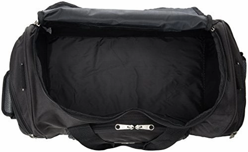Everest Deluxe Sports Duffel, Black, One Size
