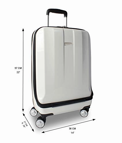 Exzact Cabin luggage/Carry-on Suitcase Bag - 20 / Hard shell/Hardside/Front Pocket for Laptops / 4