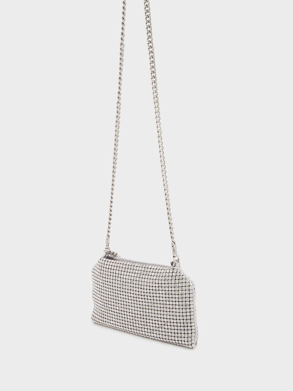 Falabella Crystal Mesh Shoulder Bag