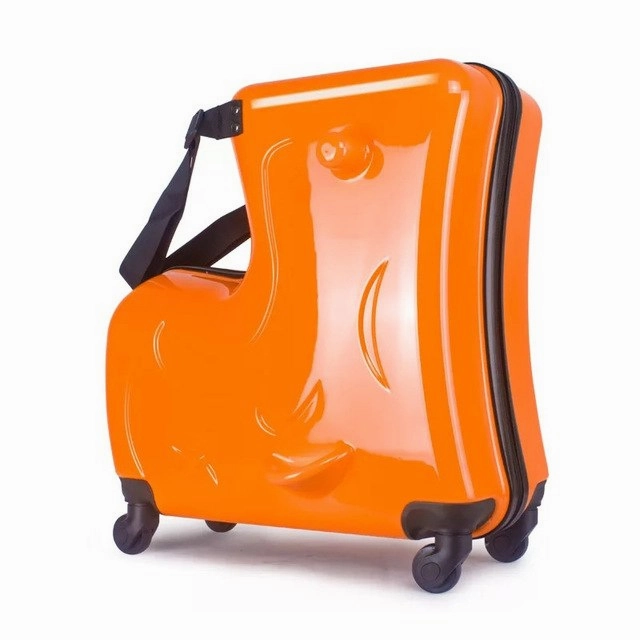 Fashion Cute Kids Trolley Suitcases Wheel Children Carry On Trunk Spinner 20Inch Rolling Luggage