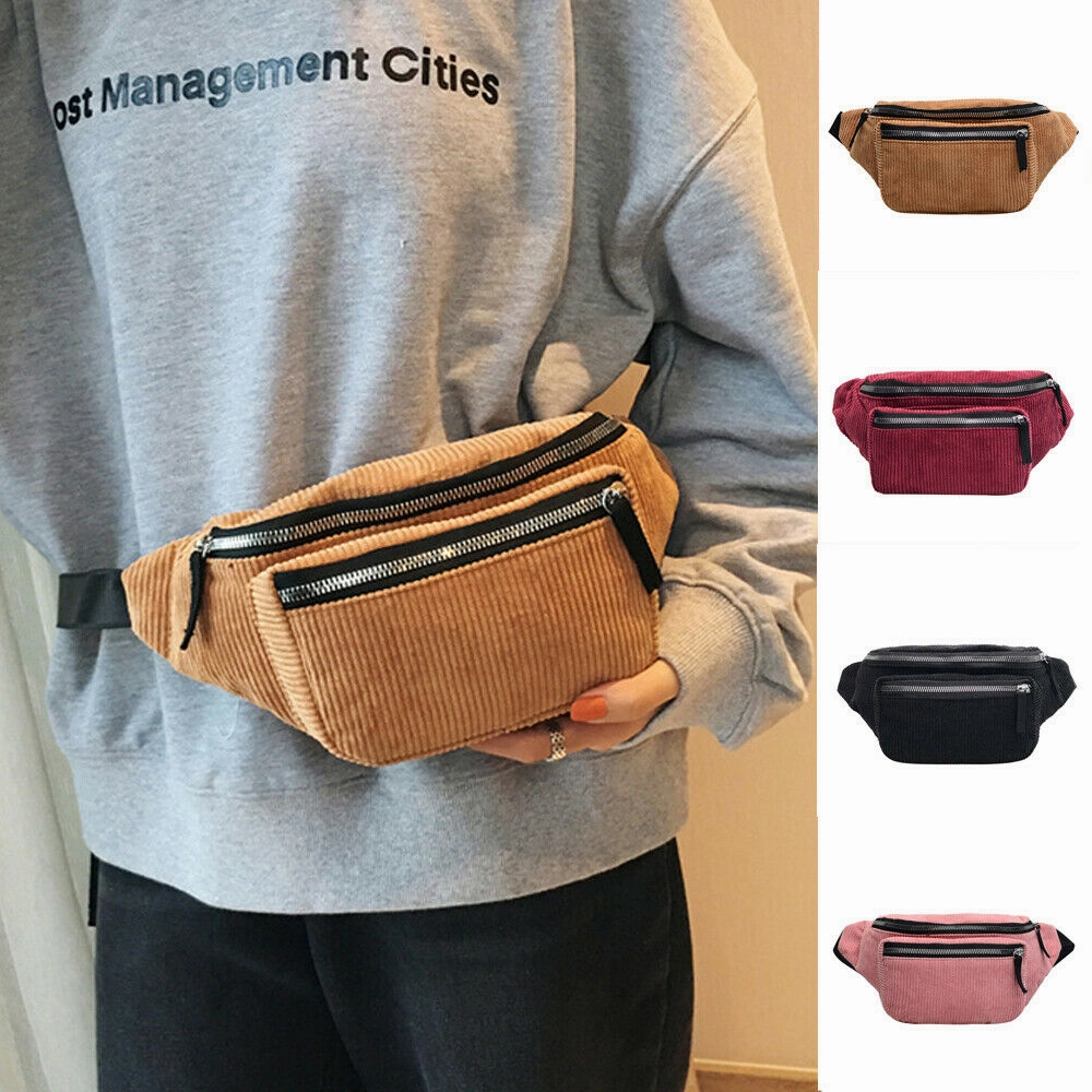 Fashion Ladies Women Bum Bag Fanny Money Wallet Travel Holiday Waist Belt Pouch