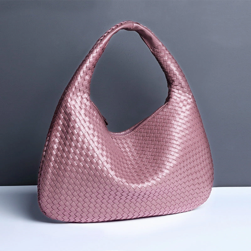 Fashionable Hand-Woven  Dumpling Bag for Women