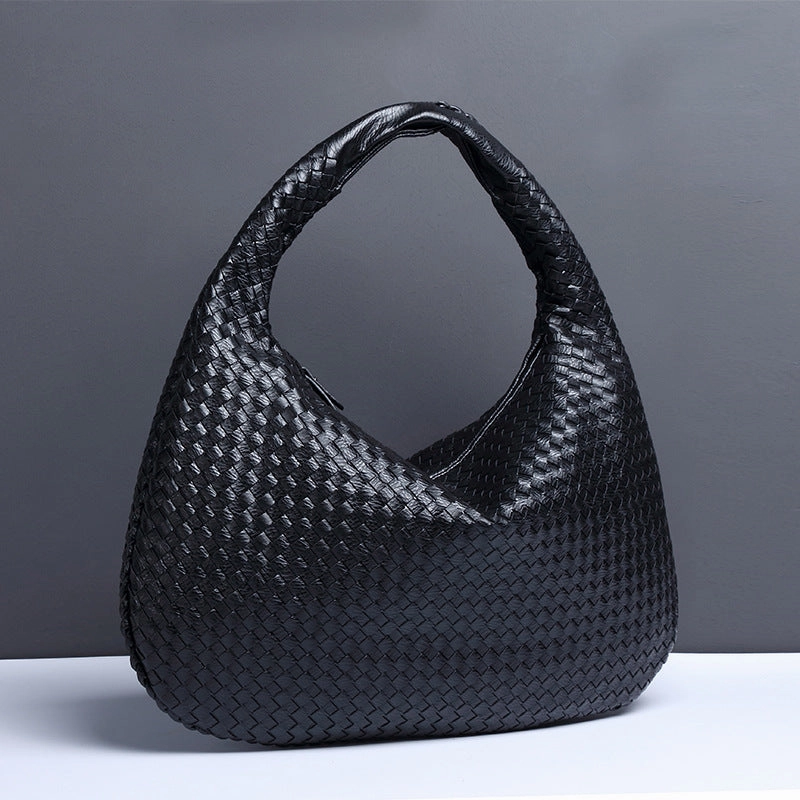 Fashionable Hand-Woven  Dumpling Bag for Women
