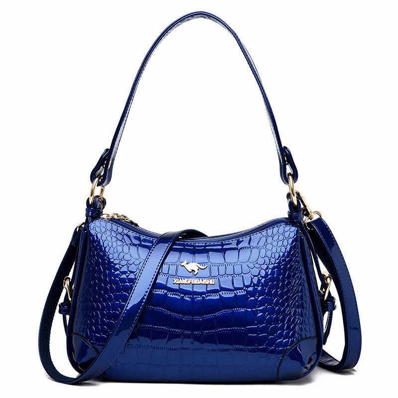 Fashionable  Patent Leather Shoulder Bag for Women