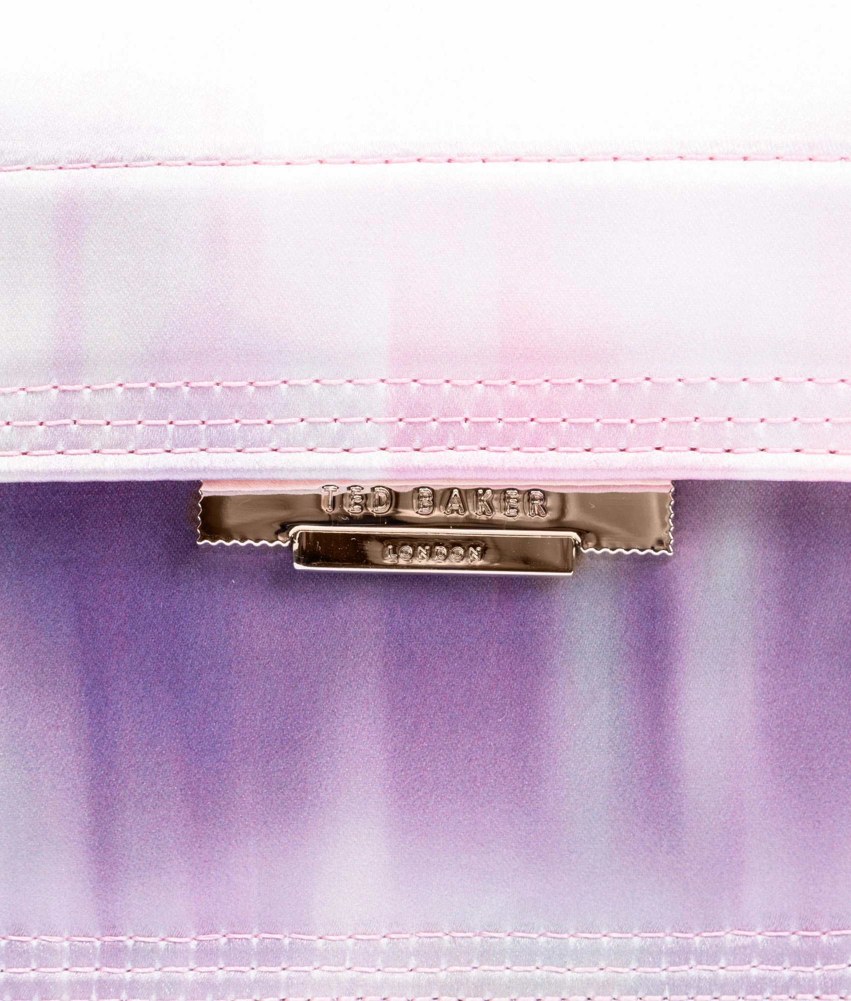Felori floral printed mini evening bag in pink